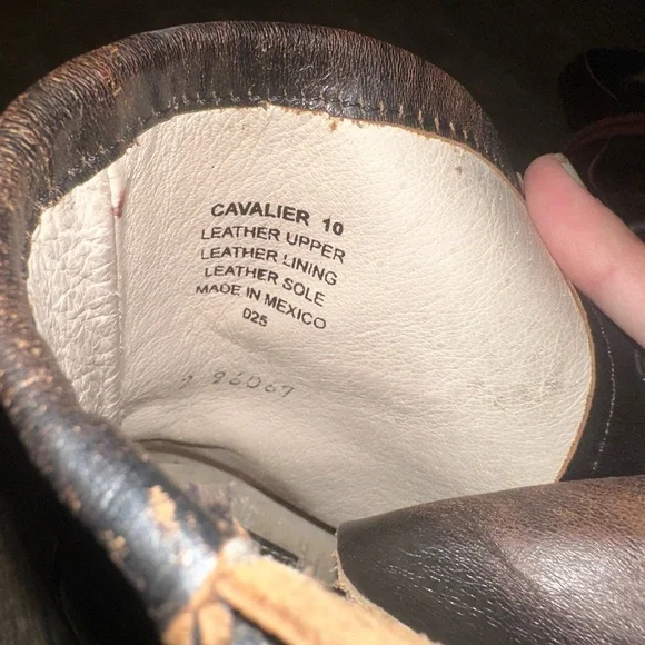 Freebird “Cavalier” Lace Up Boots Brown and Red Vintage Style - Picture 6 of 7